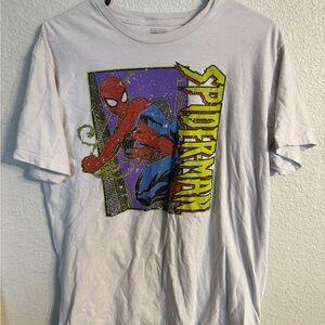 Marvel Spider-Man Tee - White and Purple